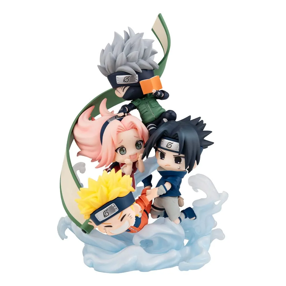 Naruto Shippuden FigUnity PVC Mini Statue Gather here  Team 7 13 cm (with gift)